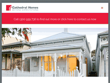 Tablet Screenshot of cathedralhomes.com.au